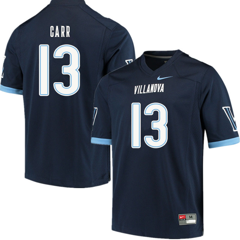 Men #13 Ethan Carr Villanova Wildcats College Football Jerseys Sale-Navy